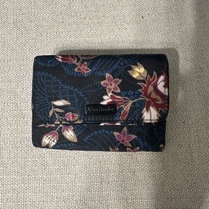 Vera Bradley Black Floral Women's Wallet